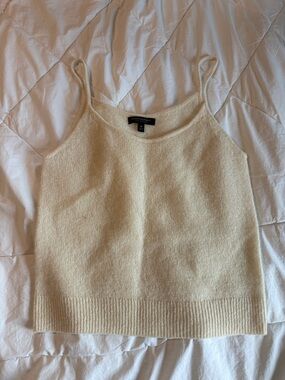 Banana Republic Cashmere cream tank top